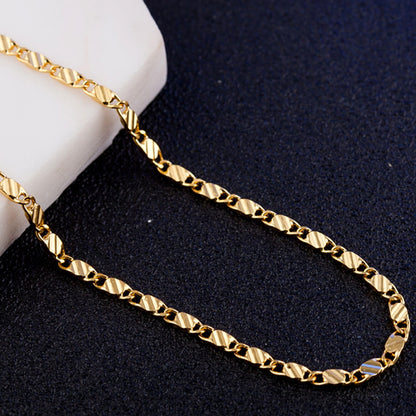 Gold Charm Chain Necklace