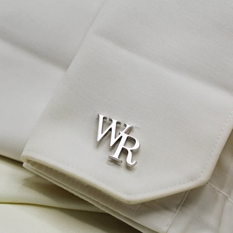 One Pair Two Letters Cufflinks