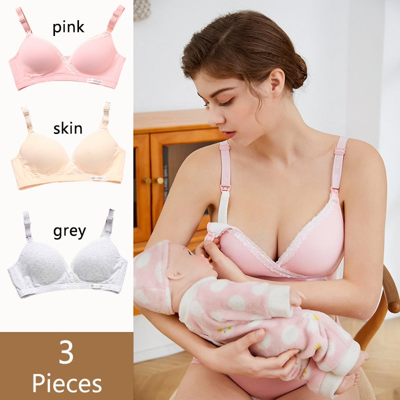 Nursing  Cotton Breastfeeding Bra